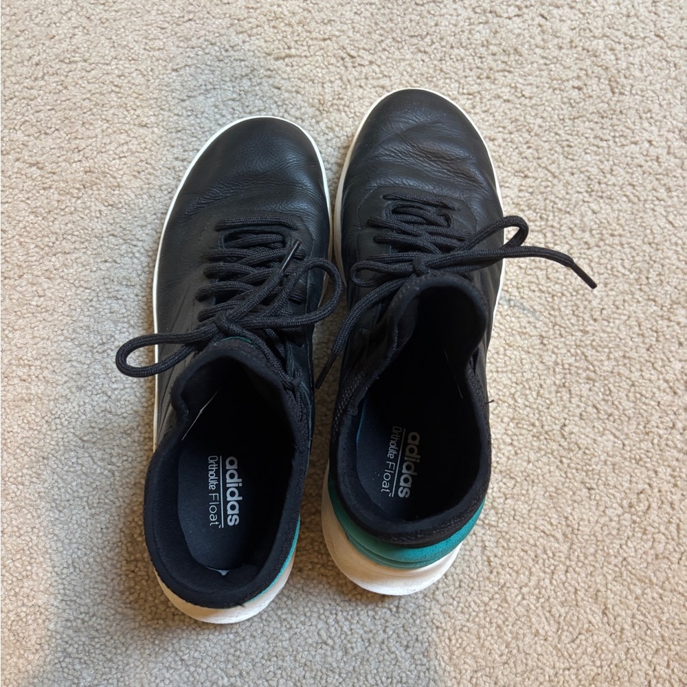 adidas Kids Black and Green Sneakers